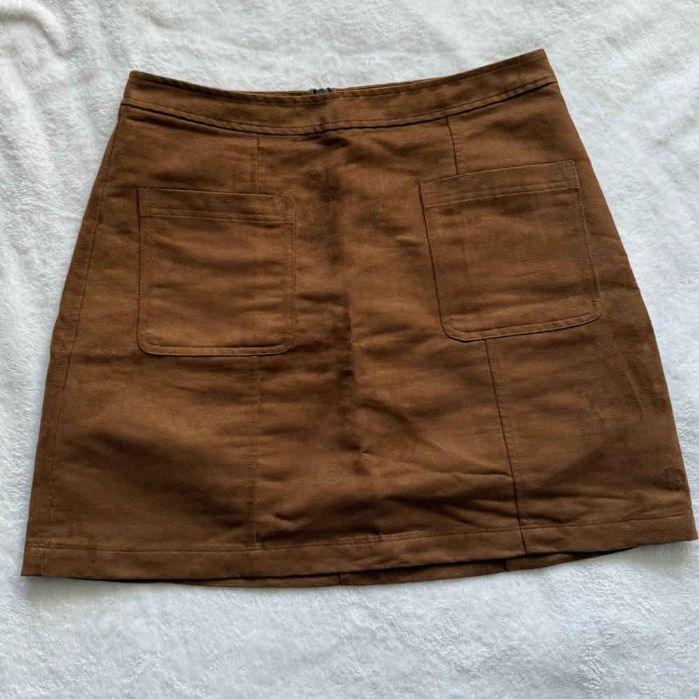 Brown Old Navy Pencil Skirt